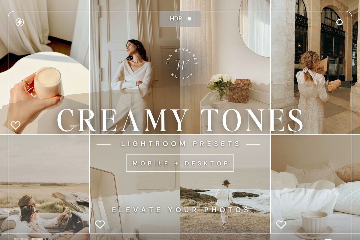50+ Warm Lightroom Preset Bundle, a Preset Add-On by TheWayfarerShoppe (Photo 2 of 9)