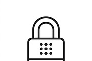 41 Home Security Icon Set, an Outline Icon by adenpinkstore (Thumbnail 10 of 16)