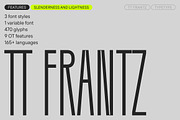TT Frantz, a Sans Serif Font by TypeType (Thumbnail 1 of 12)