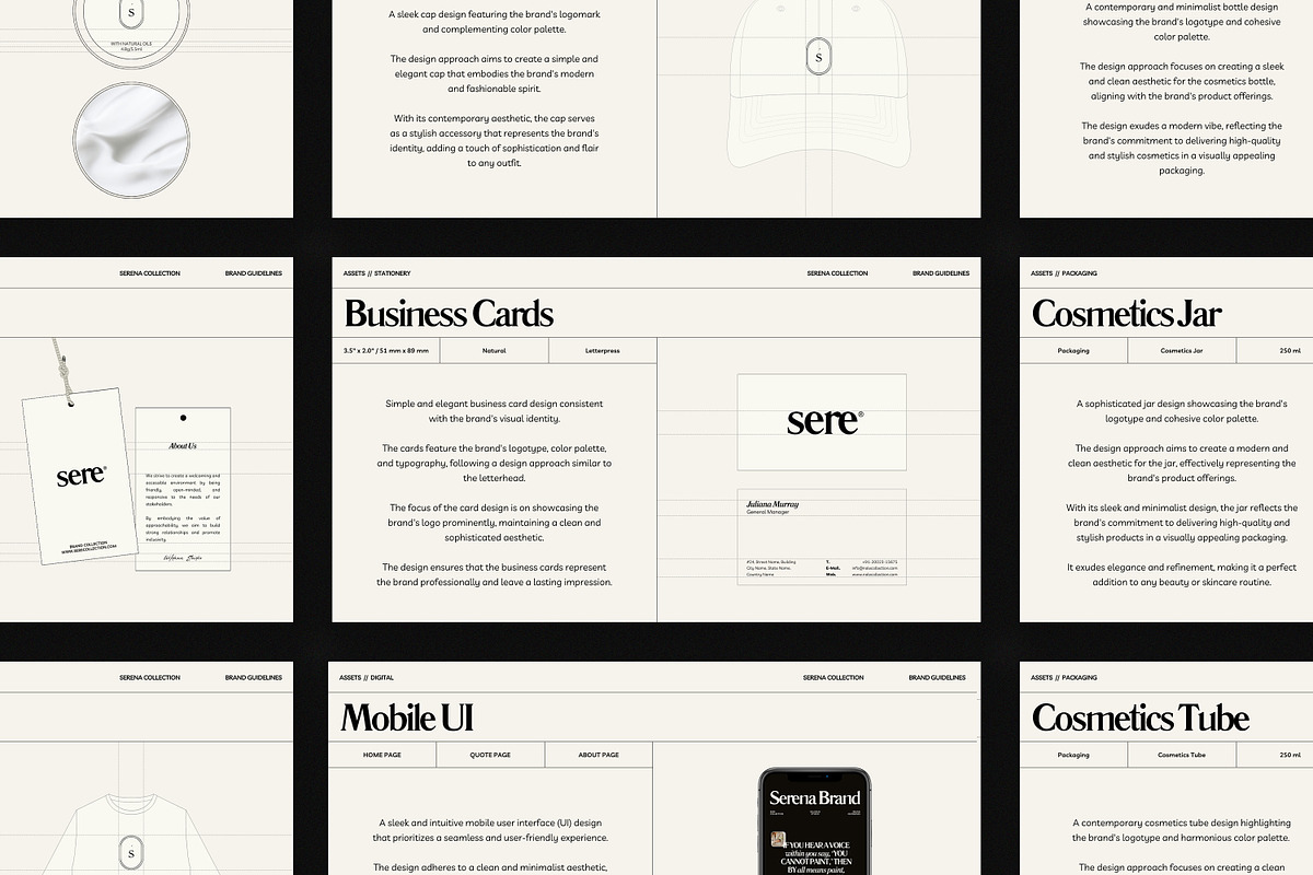 SERE / Brand Guidelines, a Presentation Template by Wildnun Studio (Photo 18 of 24)