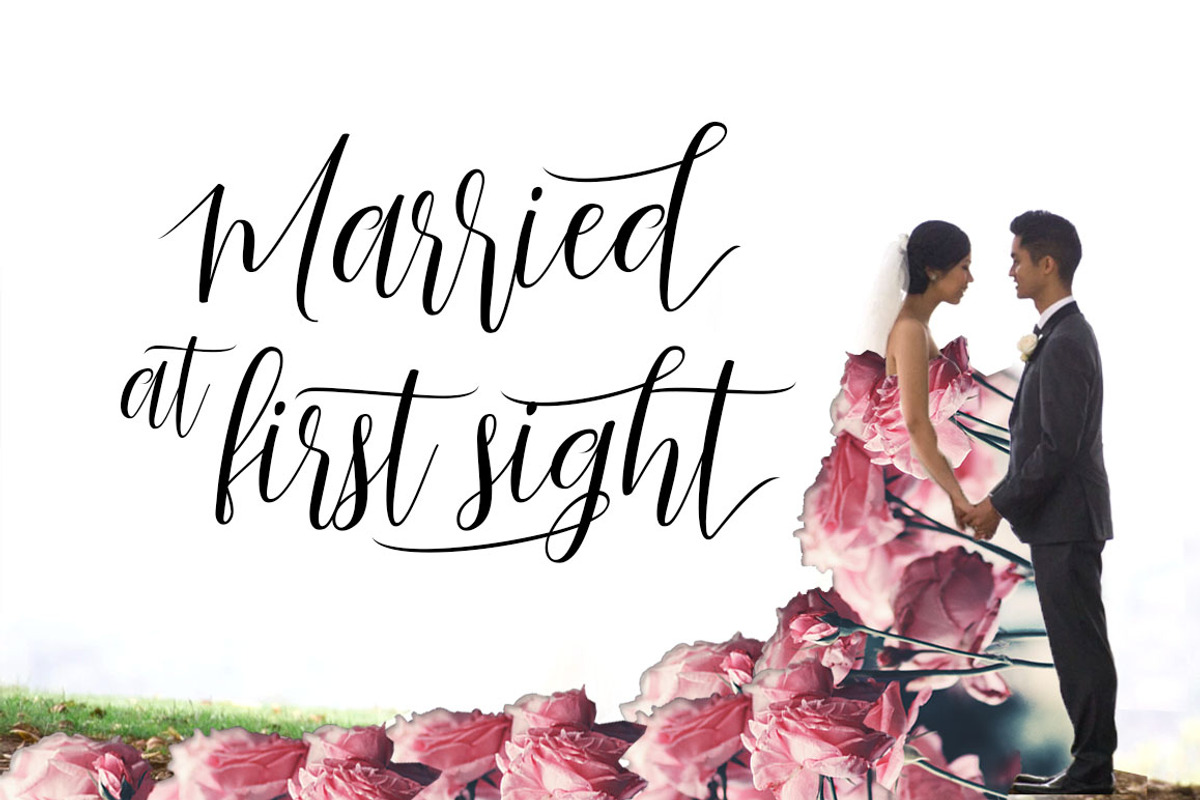 Just Married Script, a Script Font by Gatype (Photo 5 of 8)