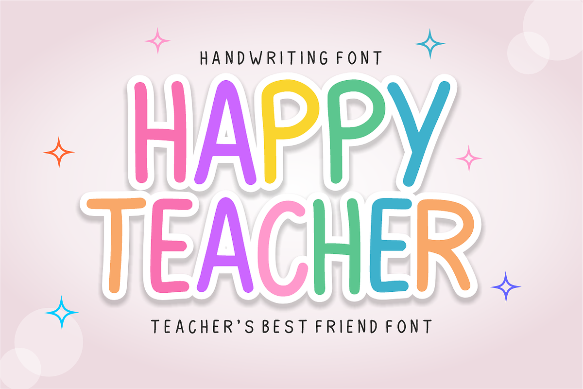 Learn To Write - Handwritten Font, a Handwritten Font by KiddoGlyphs Studio (Photo 2 of 3)
