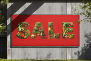 Vegetables Font, a Sans Serif Font by Handmadefont (Thumbnail 3 of 16)