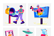 Marketing Illustrations, a Person Illustration by Prosymbols (Thumbnail 6 of 8)