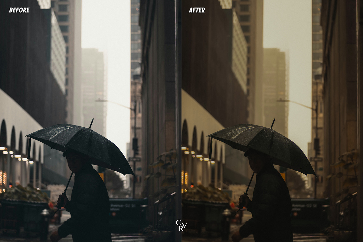 15 Rainy Lightroom Presets, a Preset Add-On by CVR Presets (Photo 6 of 8)