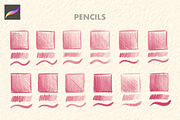 Procreate Brush Set - Pencil, Pastel, a Brush Add-On by Moon House Shop (Thumbnail 4 of 6)