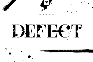 Defect - Creative Serif Font