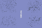 14 Splatter Textures | Vector & JPEG, a Texture Graphic by Linepup Design Co. (Thumbnail 4 of 5)