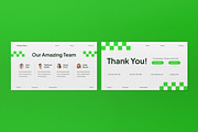 Green Business Proposal Google Slide, a Presentation Template by graphicook (Thumbnail 4 of 4)