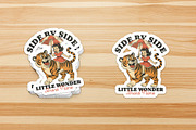 Little Girl with Happy Tiger Mascot, a Branding & Logo Template by Judsart (Thumbnail 3 of 3)