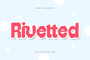 Rivetted, a Symbol Font by yumnatype