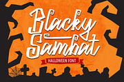 Blacky Sambat - Halloween Font, a Font by Weape Studio (Thumbnail 1 of 7)