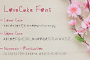 LoveCake Font, a Script Font by rix_designs (Thumbnail 11 of 13)