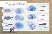 Pencil, Paint & Paper for Procreate, a Brush Add-On by UPROOT (Thumbnail 7 of 9)