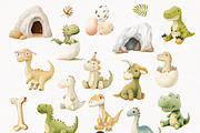 Dino Atelier Nursery Clipart, an Animal Illustration by PaintPixelCo (Thumbnail 4 of 12)