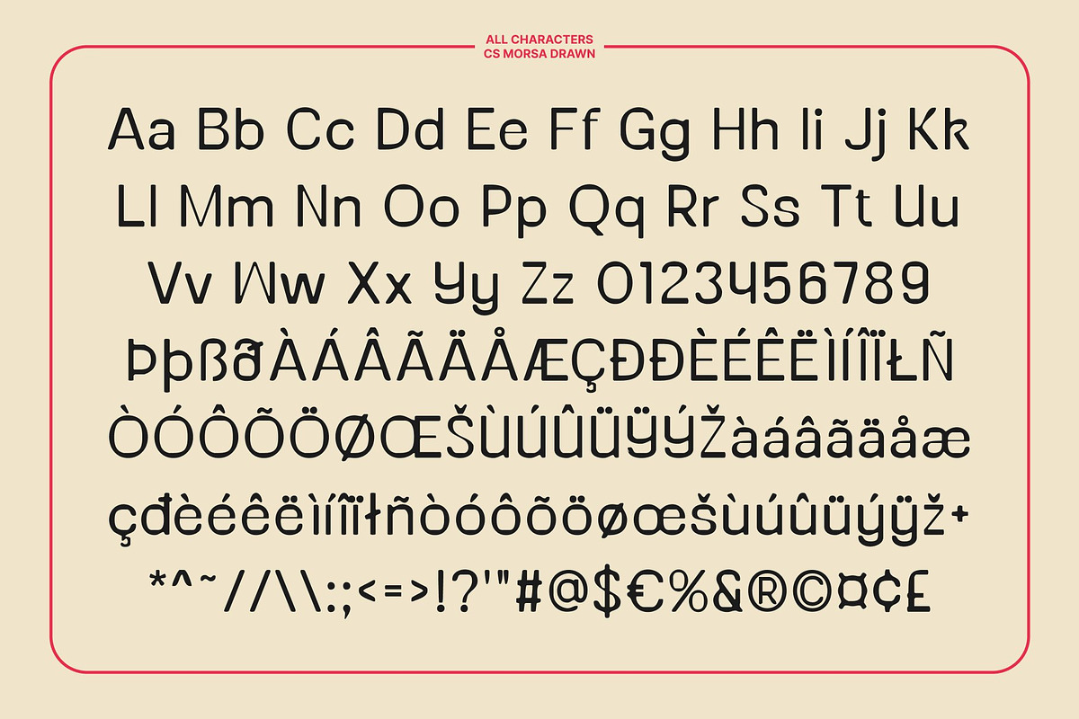 CS Morsa Drawn, a Sans Serif Font by Craft Supply Co. (Photo 8 of 8)
