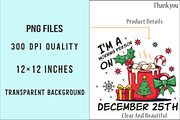 Funny Christmas Sarcastic Coffee Png, an Illustration by SinaCreation (Thumbnail 6 of 7)