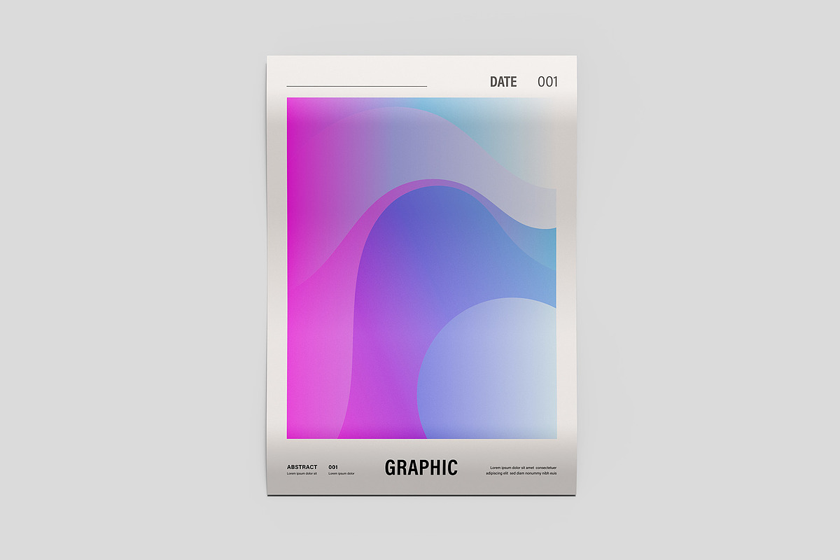 Paper Poster Mockups - 12 views, an Advertising Mockup by Illusiongraphic (Photo 4 of 28)
