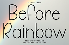Before Rainbow