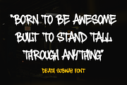 Death Subway – Graffiti Font, a Handwritten Font by figuree studio (Thumbnail 2 of 8)