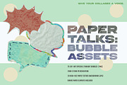 PaperTalks – 75 Speech Bubbles, an Object Graphic by Megan Aili Designs (Thumbnail 1 of 10)