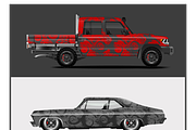 Dynamic Race Car Wrap Design, a Healthcare Illustration by CarWrap design (Thumbnail 1 of 3)