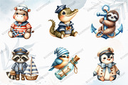 Sailor Clipart, Baby Nautical Clipar, a Graphic by designcity5 (Thumbnail 2 of 5)