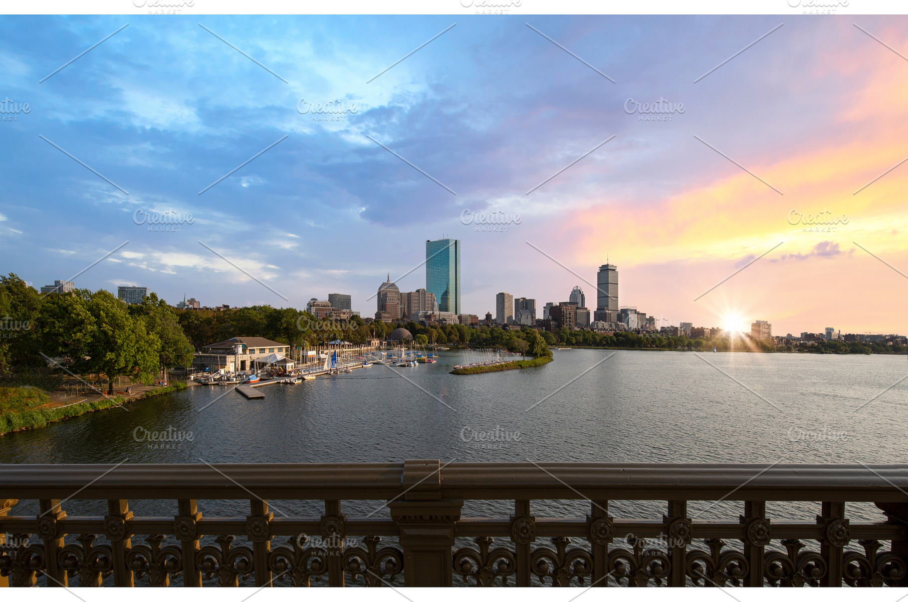 USA, Panoramic view of Boston, an Architecture Photo by Web Engine Design