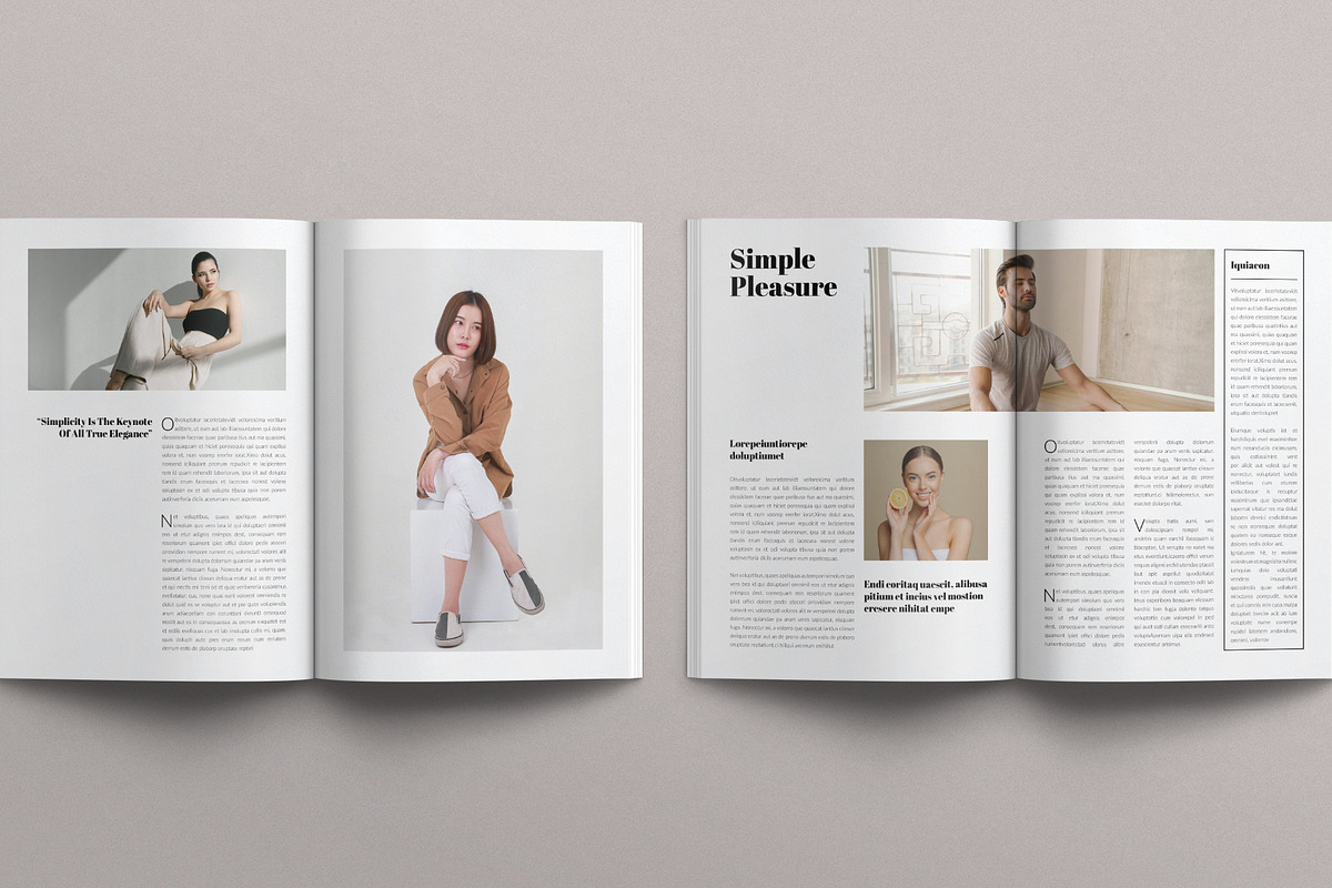 Modern Magazine Template, a Magazine Template by E-Type (Photo 3 of 7)