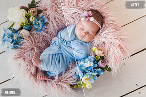 50 Newborn Baby Photoshop Actions