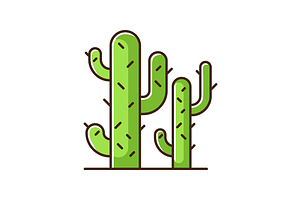 Cacti Green RGB Color Icon