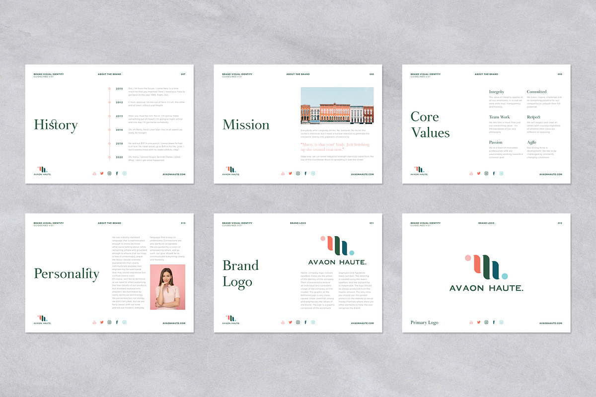 Brand Visual Identity Guidelines, a Brochure Template by Andre28 (Photo 3 of 9)