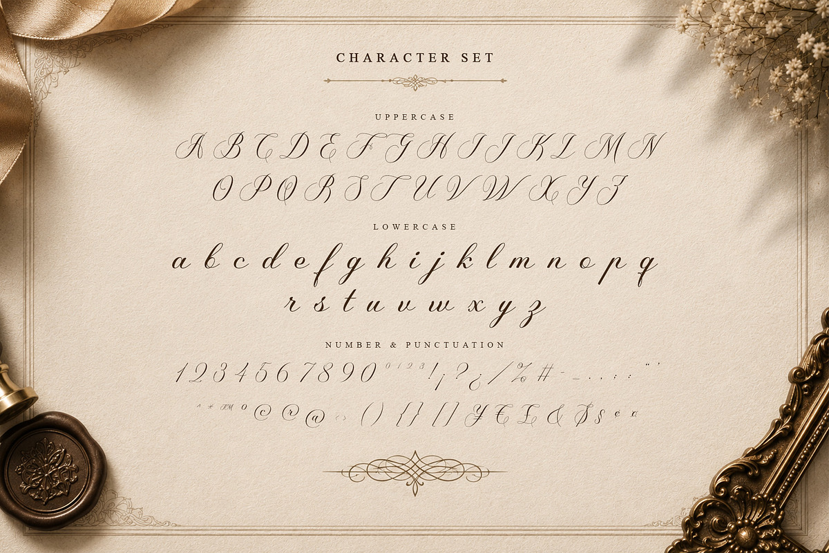 Fesbrise – Luxury Calligraphy Script, a Script Font by Krismagraph (Photo 9 of 10)