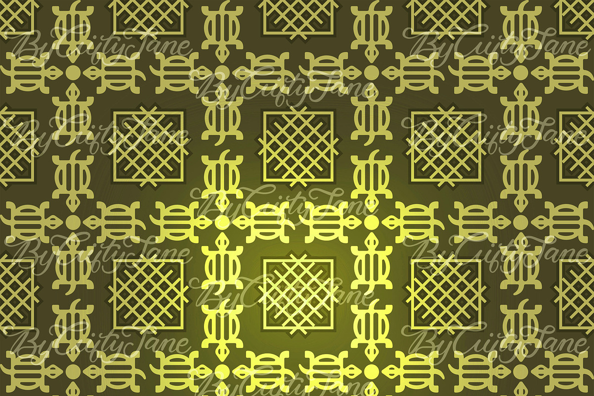 Adinkra DENKYEM Pattern, a Pattern Graphic by ByGiftyJane (Photo 2 of 11)