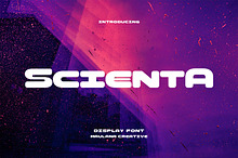 Scienta Display Font