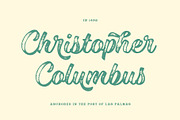 Las Palmas vintage font collection, a Script Font by Fenotype (Thumbnail 9 of 10)