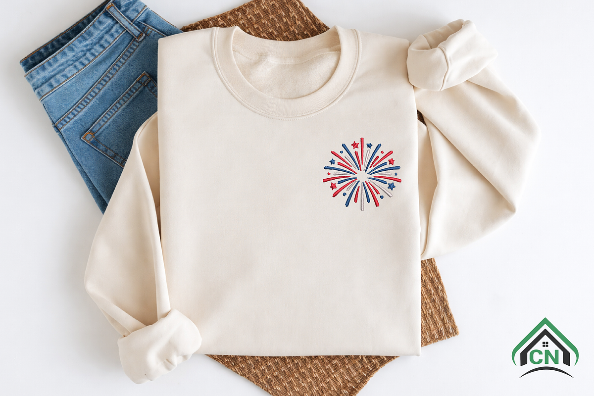 4th of July Embroidery X 15 Designs, an Illustration by Craft Nest (Photo 4 of 6)
