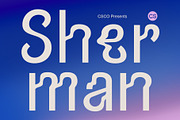 CS Sherman – Trippy Font, a Sans Serif Font by Craft Supply Co. (Thumbnail 1 of 8)