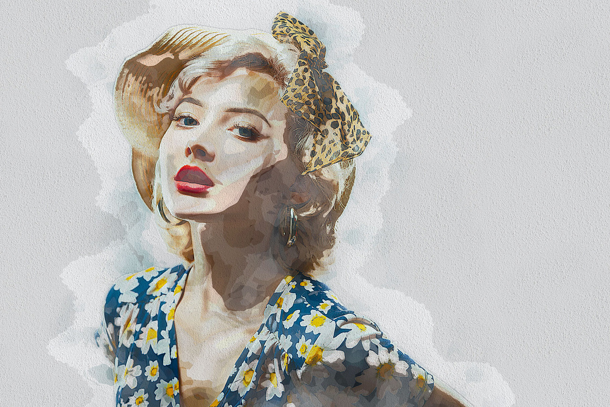 Pastel Watercolor Painting Photoshop, an Action Add-On by Photoshop Action (Photo 10 of 12)
