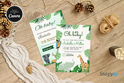 Safari Baby Shower Invitation Temp, an Invitation Template by Snapybiz (Thumbnail 2 of 9)