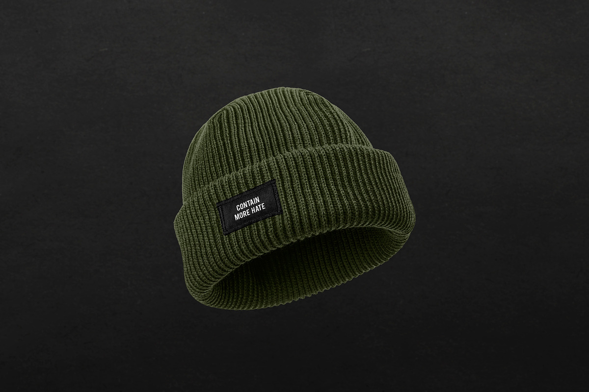 Beanie Mockup, a Hat Mockup by Uncentrifuged Pressure (Photo 2 of 11)