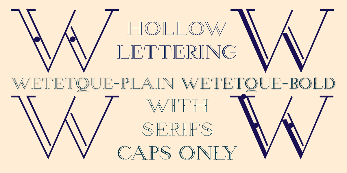 Wetetque, a Serif Font by Ingrimayne Type (Photo 2 of 5)