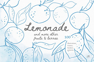 Lemonade. Whimsical illustrations, an Illustration by PaperJamLab