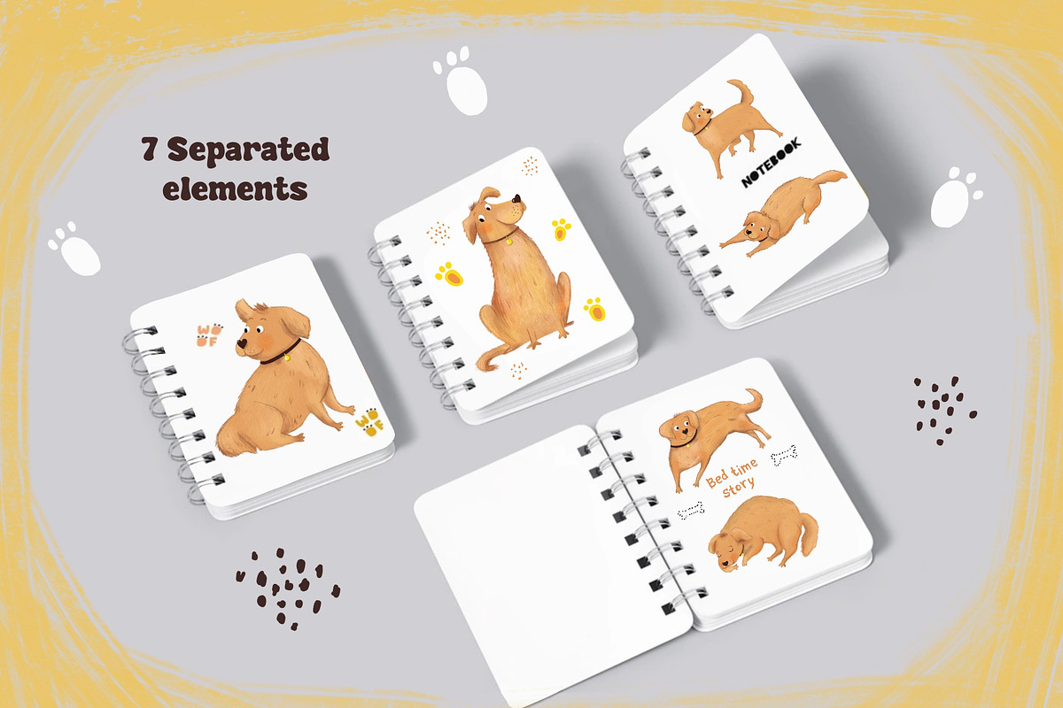 Labrador clipart, an Animal Illustration by Olga Brinza (Photo 2 of 3)