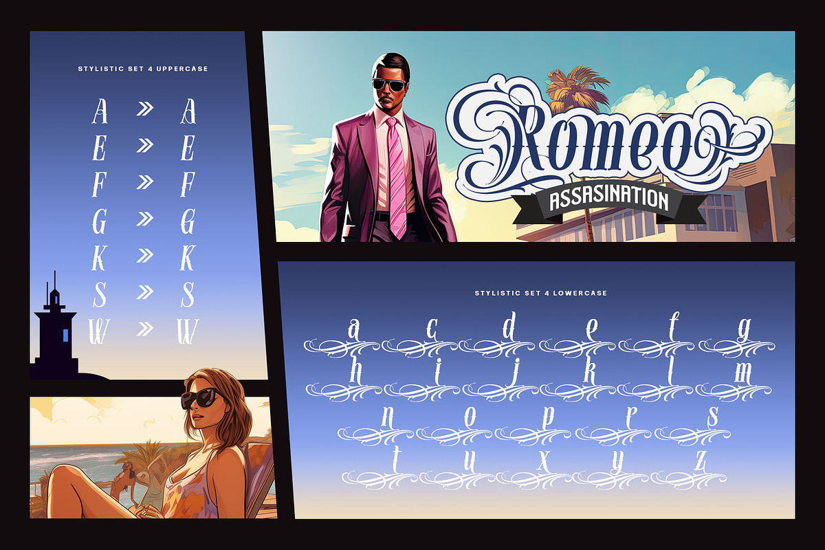 Villa de Ramos Typeface, a Script Font by alit design (Photo 14 of 19)