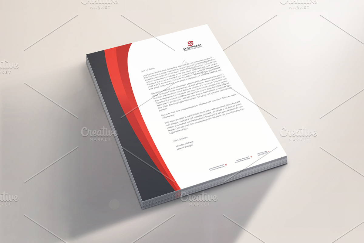 Letterhead, a Stationery Template by BettyDesign (Photo 4 of 7)