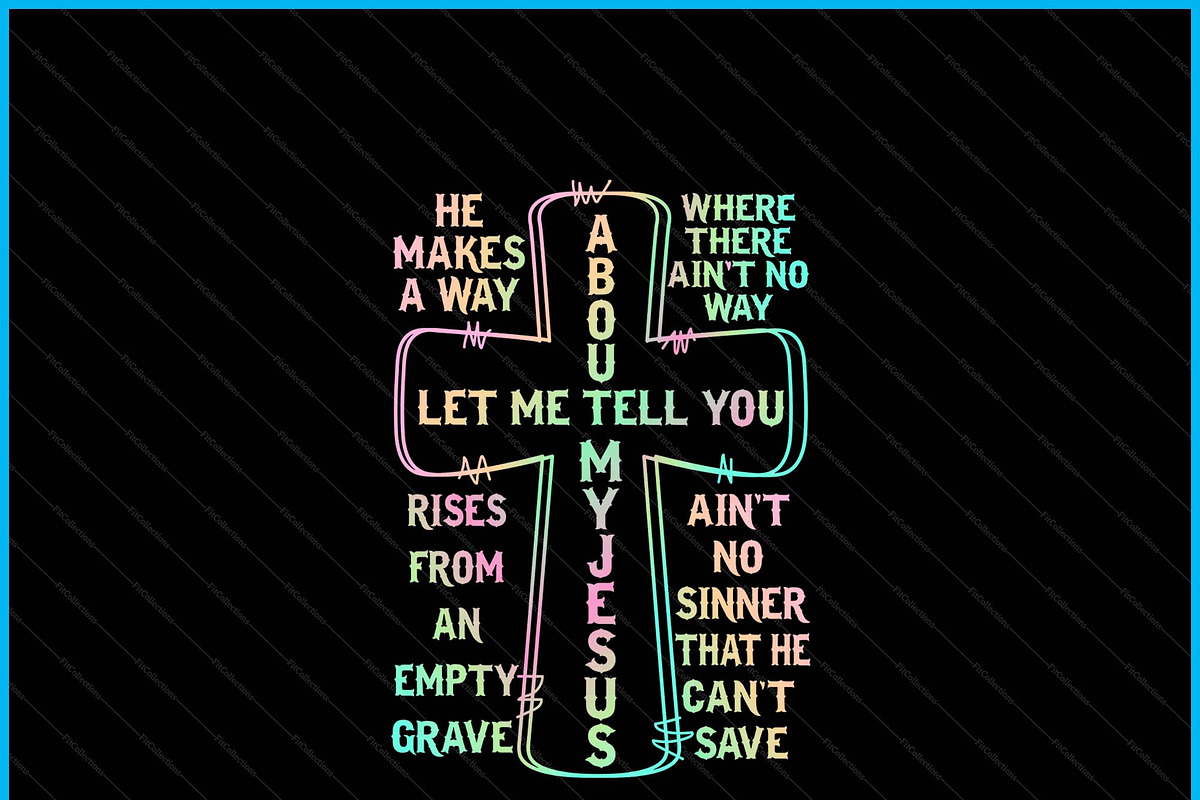 My Jesus God Christian Religious SVG, a Graphic by Creativeusart (Photo 4 of 4)
