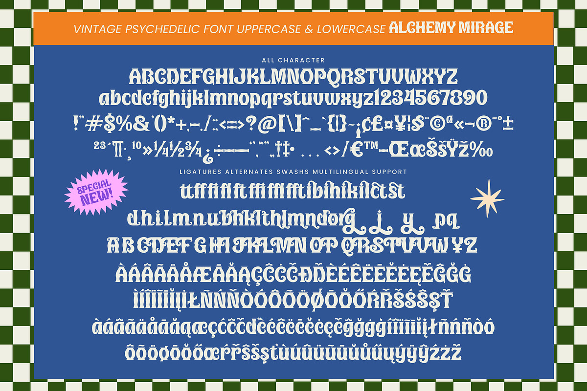 Alchemy Mirage Vintage Psychedelic, a Serif Font by timelesstype.co (Photo 9 of 10)