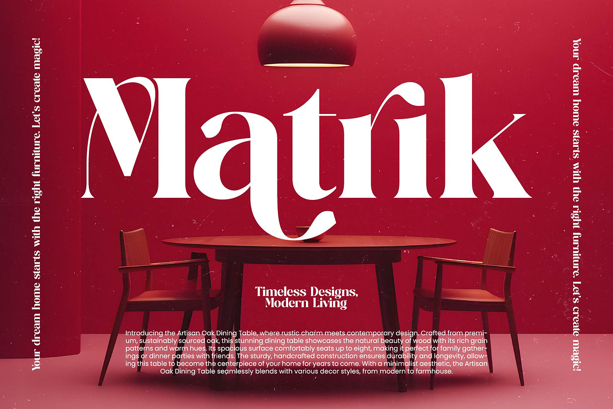 Regita Glamor Luxury Serif Font, a Serif Font by timelesstype.co (Photo 3 of 20)