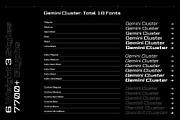 Gemini Cluster - Expanded Fonts, a Sans Serif Font by HARMNESSLESS (Thumbnail 2 of 11)